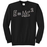 Albert Einstein E=MC2 Equation Tall Sweatshirt