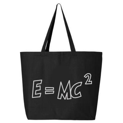 Albert Einstein E=MC2 Equation 25L Jumbo Tote