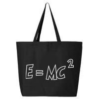 Albert Einstein E=MC2 Equation 25L Jumbo Tote
