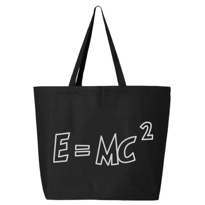 Albert Einstein E=MC2 Equation 25L Jumbo Tote