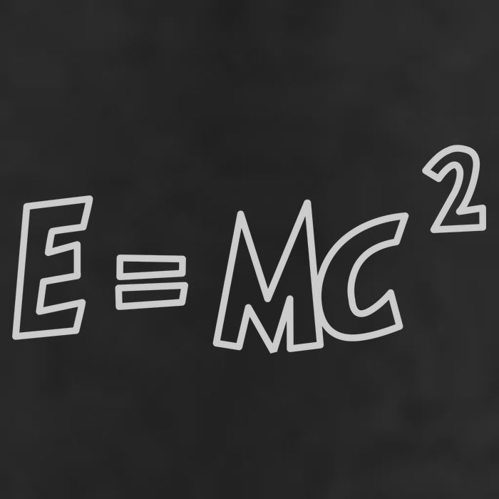 Albert Einstein E=MC2 Equation 25L Jumbo Tote