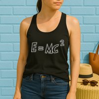 Albert Einstein E=MC2 Equation Womens Tank Top