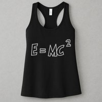 Albert Einstein E=MC2 Equation Womens Tank Top