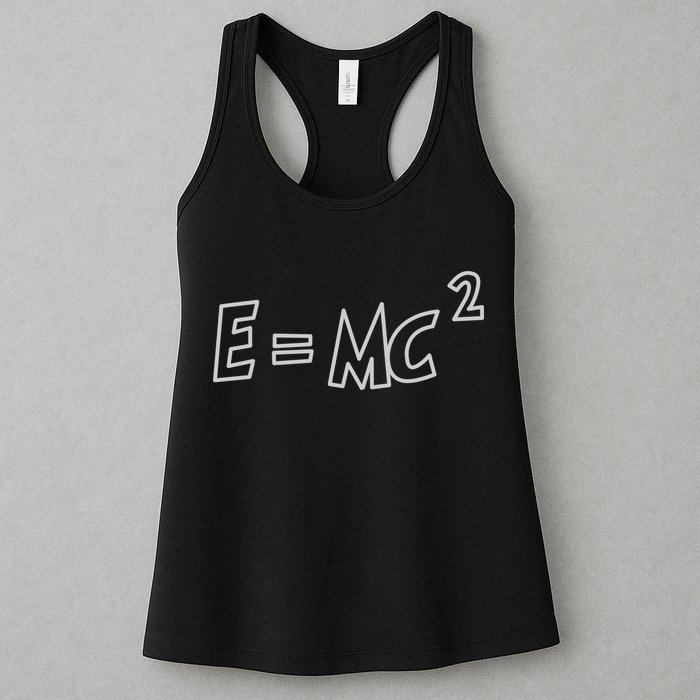 Albert Einstein E=MC2 Equation Womens Tank Top