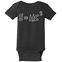 Albert Einstein E=MC2 Equation Baby Bodysuit