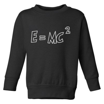 Albert Einstein E=MC2 Equation Toddler Sweatshirt