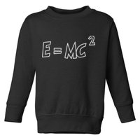Albert Einstein E=MC2 Equation Toddler Sweatshirt