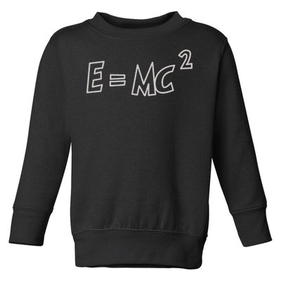 Albert Einstein E=MC2 Equation Toddler Sweatshirt