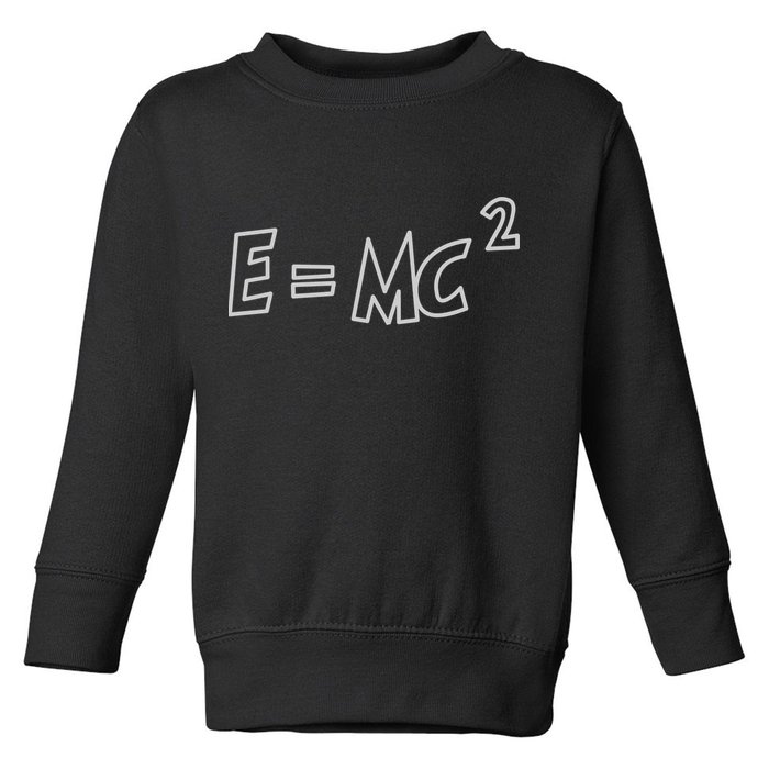 Albert Einstein E=MC2 Equation Toddler Sweatshirt