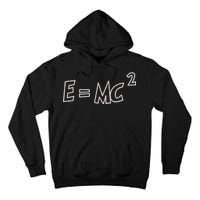 Albert Einstein E=MC2 Equation Tall Hoodie