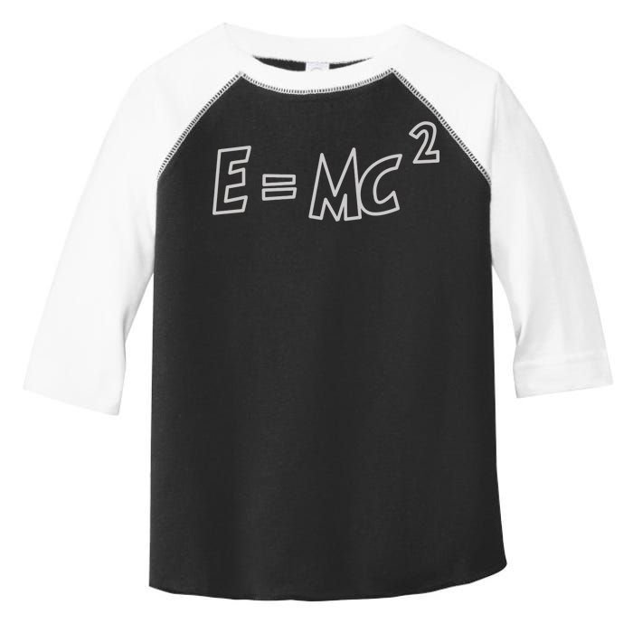 Albert Einstein E=MC2 Equation Toddler Fine Jersey T-Shirt