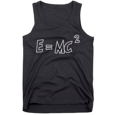 Albert Einstein E=MC2 Equation Tank Top