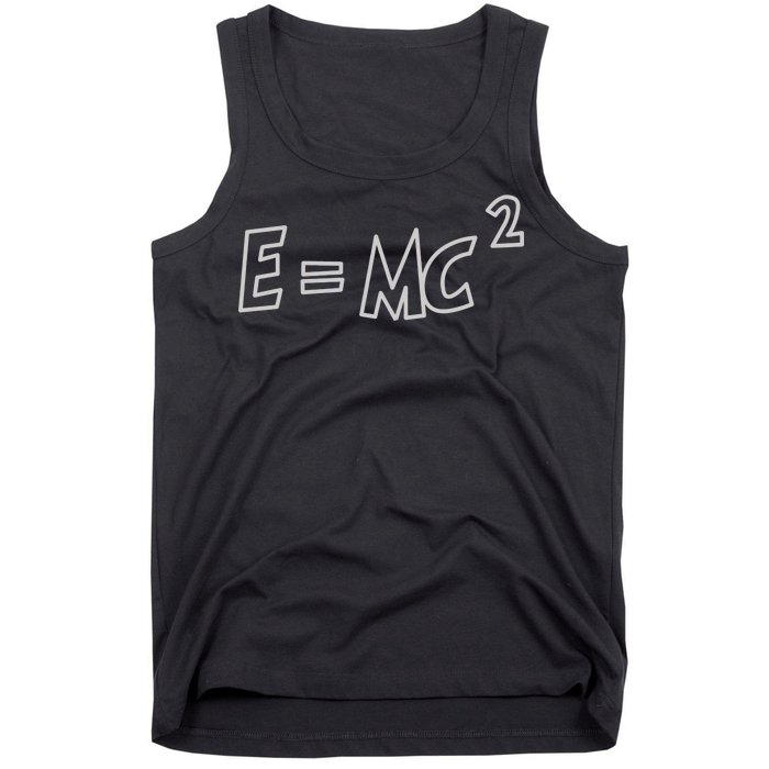 Albert Einstein E=MC2 Equation Tank Top