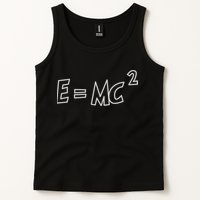 Albert Einstein E=MC2 Equation Tank Top