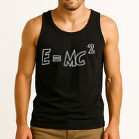 Albert Einstein E=MC2 Equation Tank Top