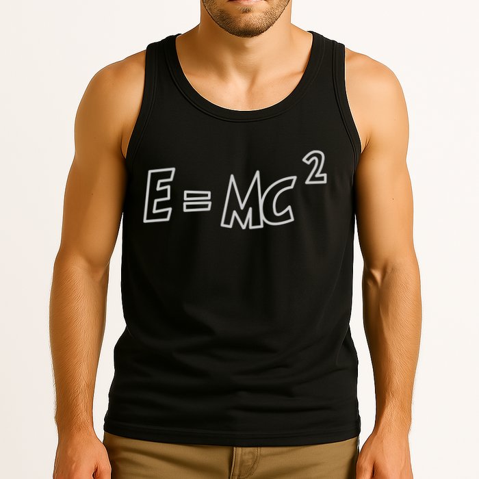 Albert Einstein E=MC2 Equation Tank Top