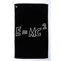 Albert Einstein E=MC2 Equation Golf Towel