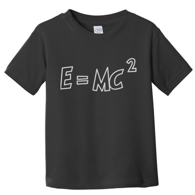 Albert Einstein E=MC2 Equation Toddler T-Shirt