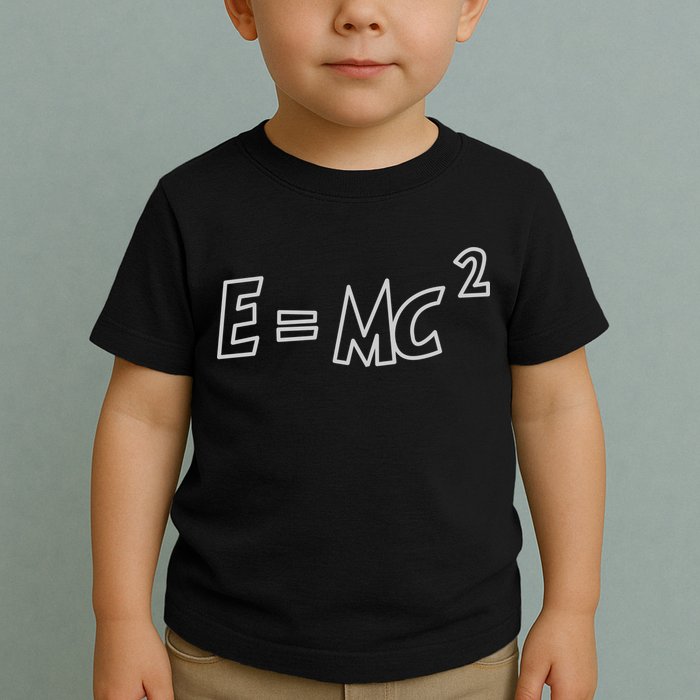 Albert Einstein E=MC2 Equation Toddler T-Shirt