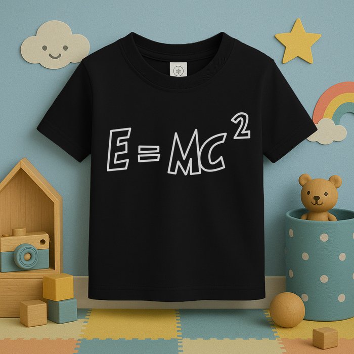 Albert Einstein E=MC2 Equation Toddler T-Shirt