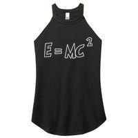 Albert Einstein E=MC2 Equation Women's Perfect Tri Rocker Tank