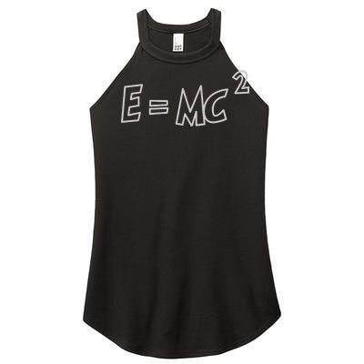 Albert Einstein E=MC2 Equation Women’s Perfect Tri Rocker Tank