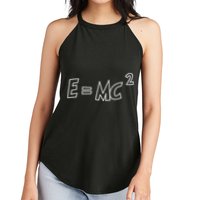 Albert Einstein E=MC2 Equation Women's Perfect Tri Rocker Tank