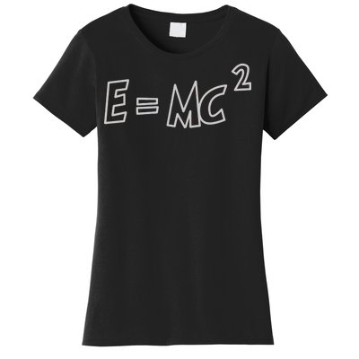 Albert Einstein E=MC2 Equation Women's T-Shirt