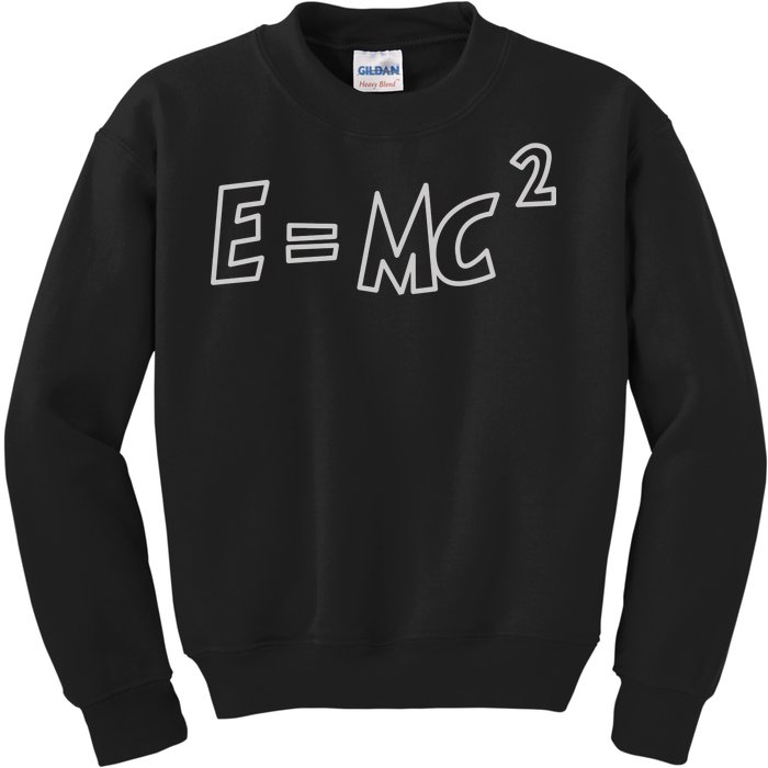 Albert Einstein E=MC2 Equation Kids Sweatshirt