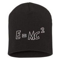 Albert Einstein E=MC2 Equation Short Acrylic Beanie