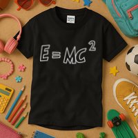 Albert Einstein E=MC2 Equation Kids T-Shirt
