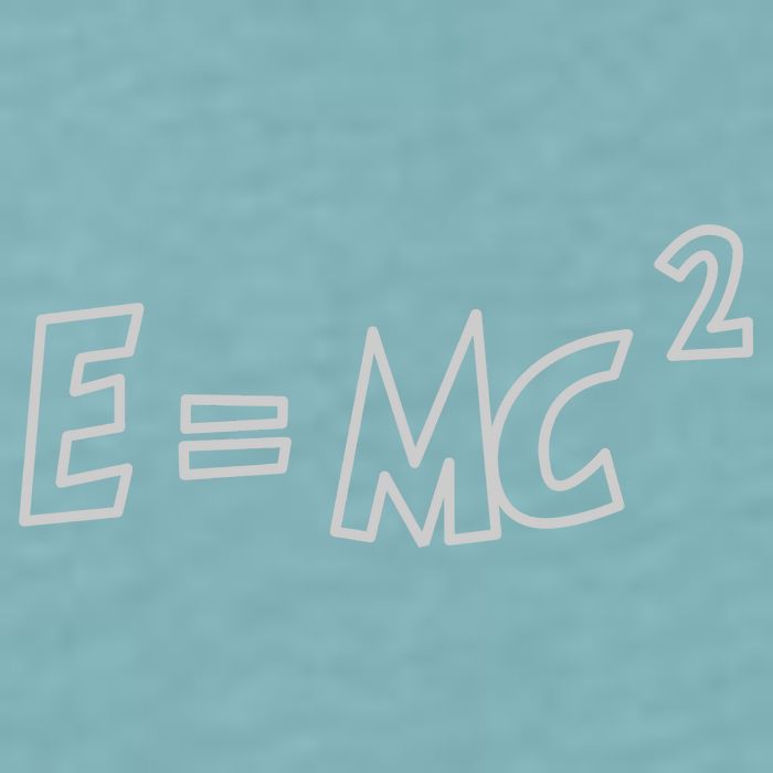 Albert Einstein E=MC2 Equation Sueded Cloud Jersey T-Shirt