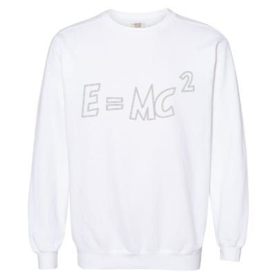 Albert Einstein E=MC2 Equation Garment-Dyed Sweatshirt