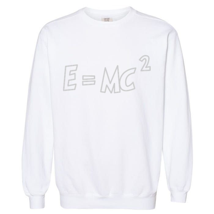 Albert Einstein E=MC2 Equation Garment-Dyed Sweatshirt