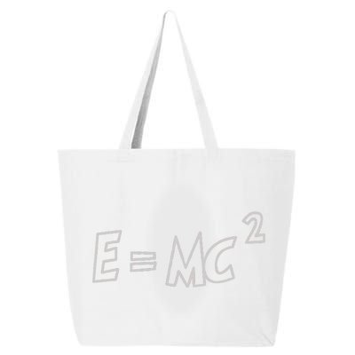 Albert Einstein E=MC2 Equation 25L Jumbo Tote