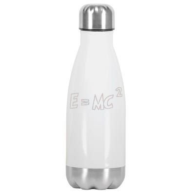 Albert Einstein E=MC2 Equation Stainless Steel Insulated Water Bottle