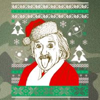 Albert Einstein Ugly Christmas Sweater Legacy Tie Dye Trucker Hat