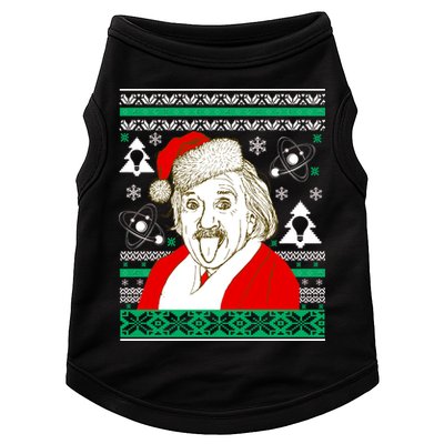 Albert Einstein Ugly Christmas Sweater Doggie Tank