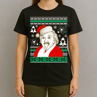 Albert Einstein Ugly Christmas Sweater T-Shirt