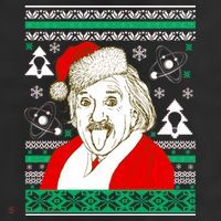 Albert Einstein Ugly Christmas Sweater 11oz C Handle Ceramic Mug