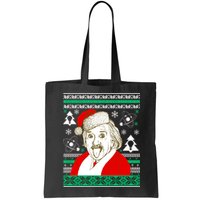 Albert Einstein Ugly Christmas Sweater Bag