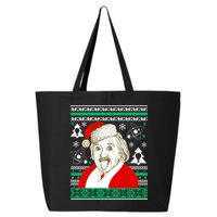 Albert Einstein Ugly Christmas Sweater 25L Jumbo Tote
