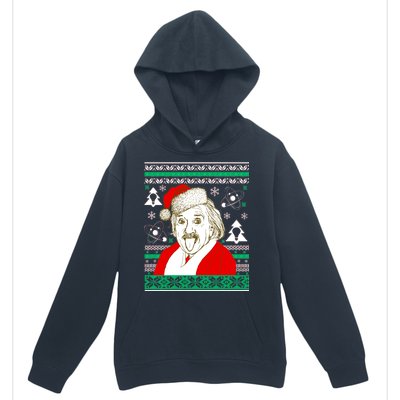 Albert Einstein Ugly Christmas Sweater Urban Pullover Hoodie