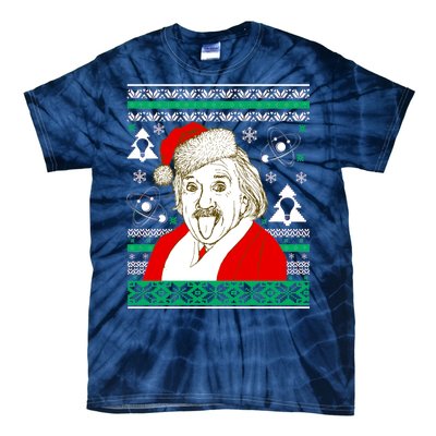 Albert Einstein Ugly Christmas Sweater Tie-Dye T-Shirt