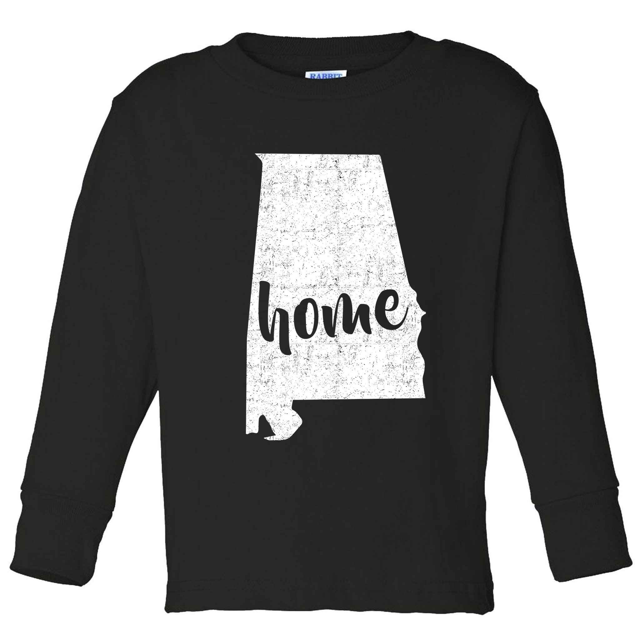 Alabama Home State Toddler Long Sleeve Shirt