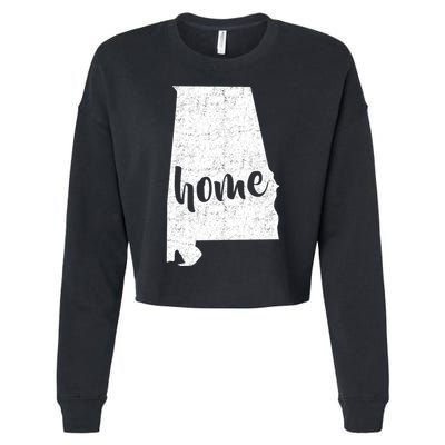 Alabama Home State Cropped Pullover Crew