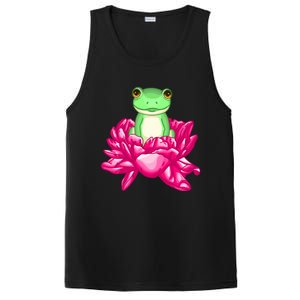 A Little Cute Frog In A Flower PosiCharge Competitor Tank