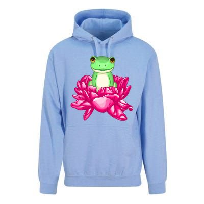 A Little Cute Frog In A Flower Unisex Surf Hoodie