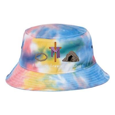 A Lot Can Happen In 3 Days Gift for a Christian Easter Day Tie Dye Newport Bucket Hat