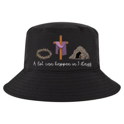 A Lot Can Happen In 3 Days Gift for a Christian Easter Day Cool Comfort Performance Bucket Hat